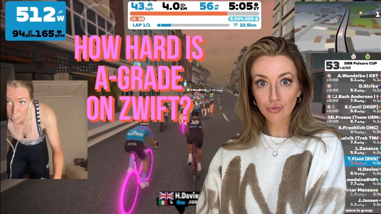 Насколько сложны гонки класса A на Zwift?