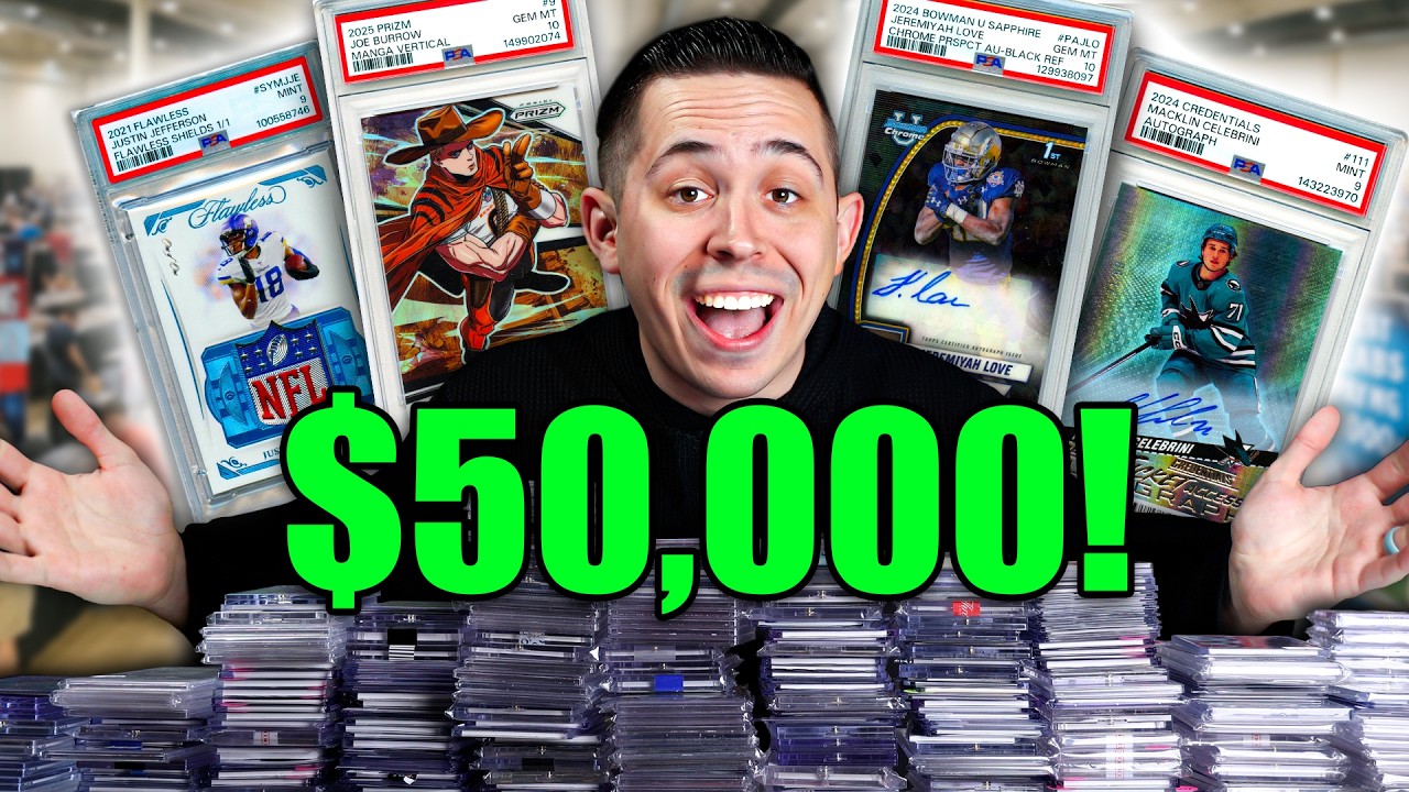 I Spent $50,000+ At One Of The BEST Card Shows In The ENTIRE Country! 😱