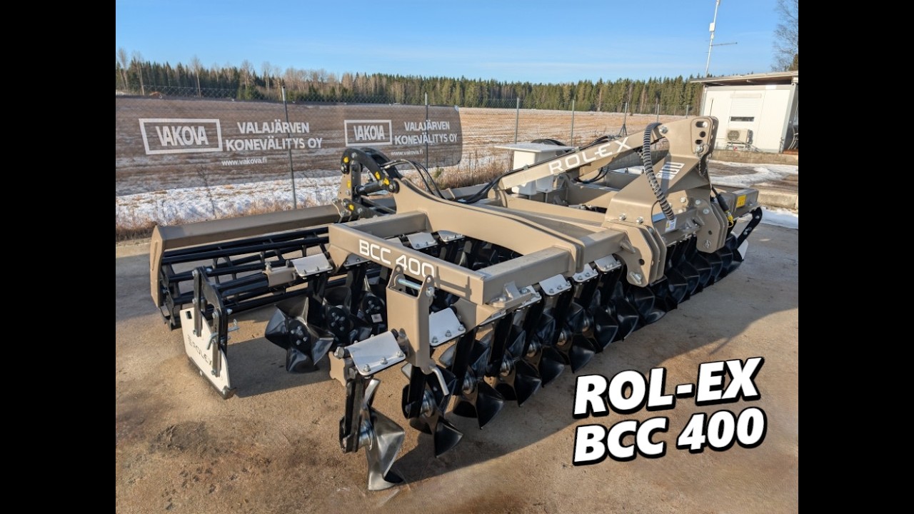 Rol-Ex BCC 400 - lautasmuokkain matalamuokkaukseen