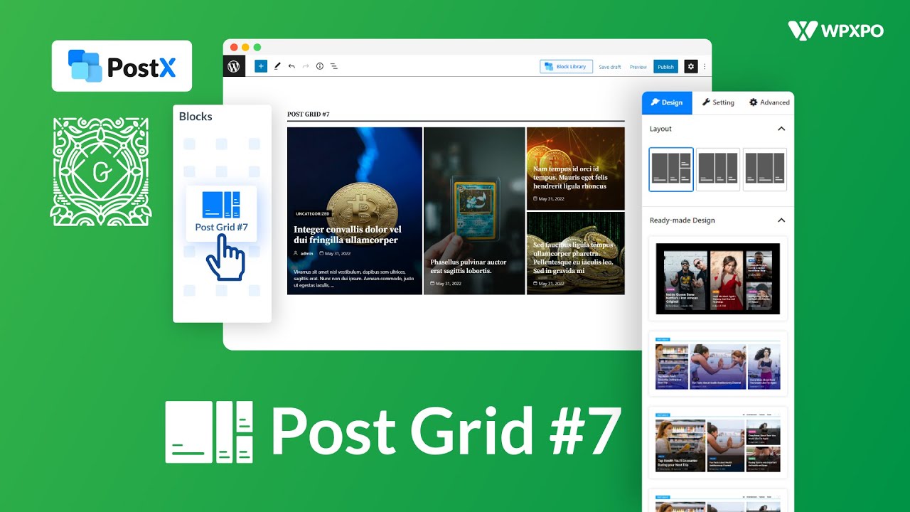 Post Grid #7: Customizations and Settings Overview [PostX Gutenberg Blocks]