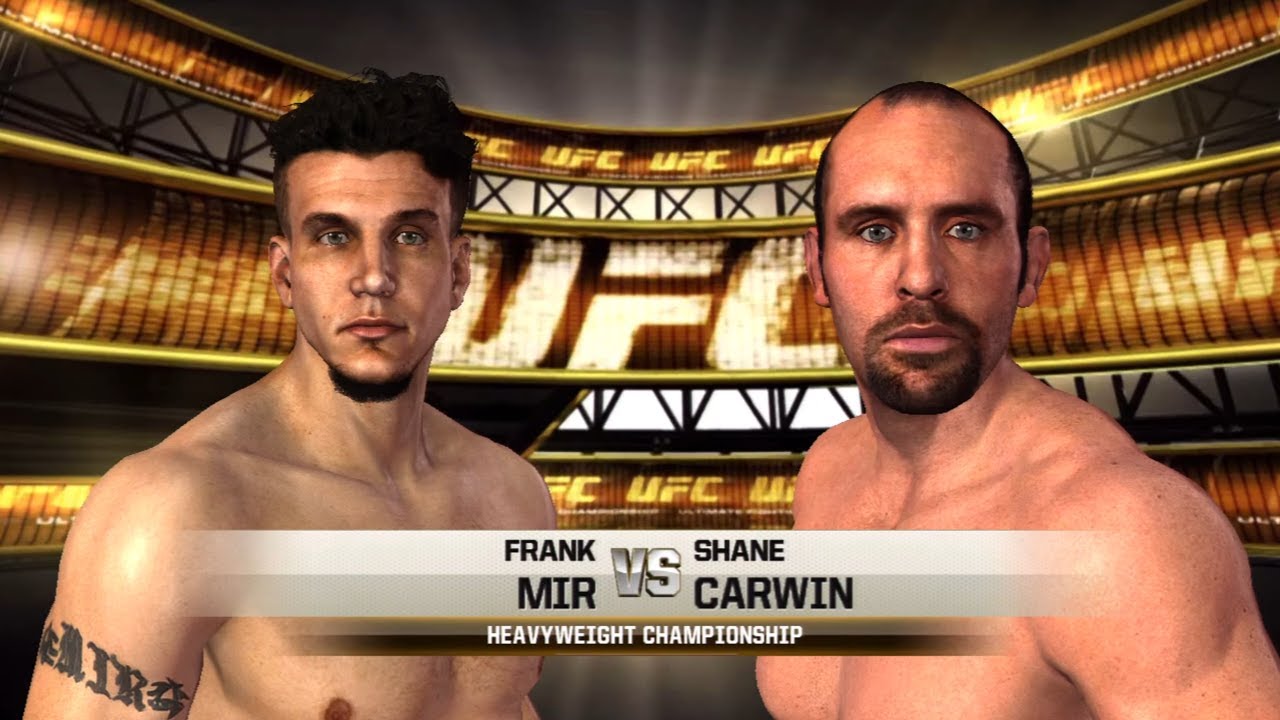 UFC Undisputed 2010 Gameplay Frank Mir vs Shane Carwin