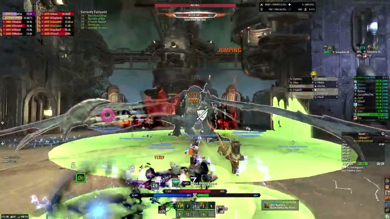 Asylum Sanctorium World Record - 118k - 1:07 - Necro/Warden/Sorc Support