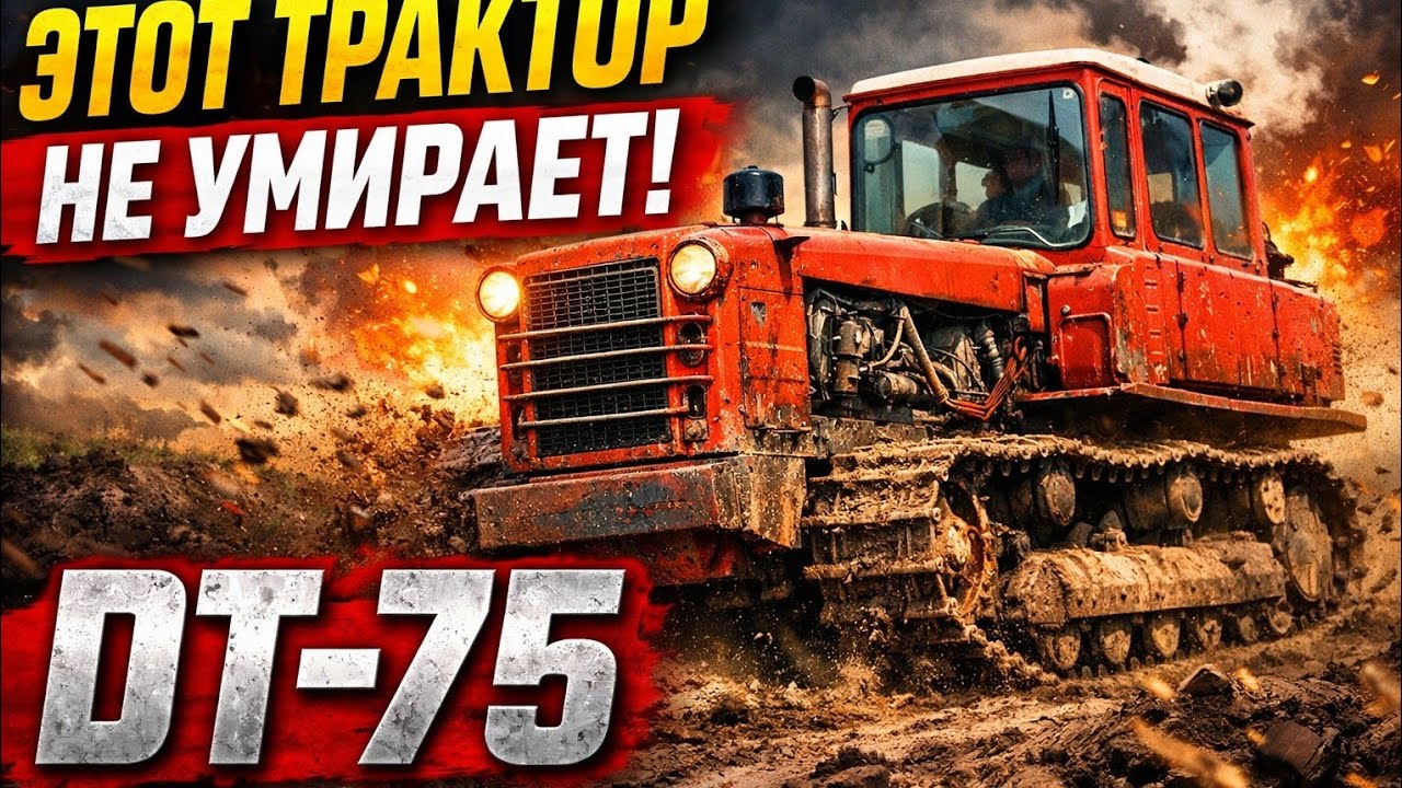 Этот трактор не умирает! Легенда DT-75 вернулась