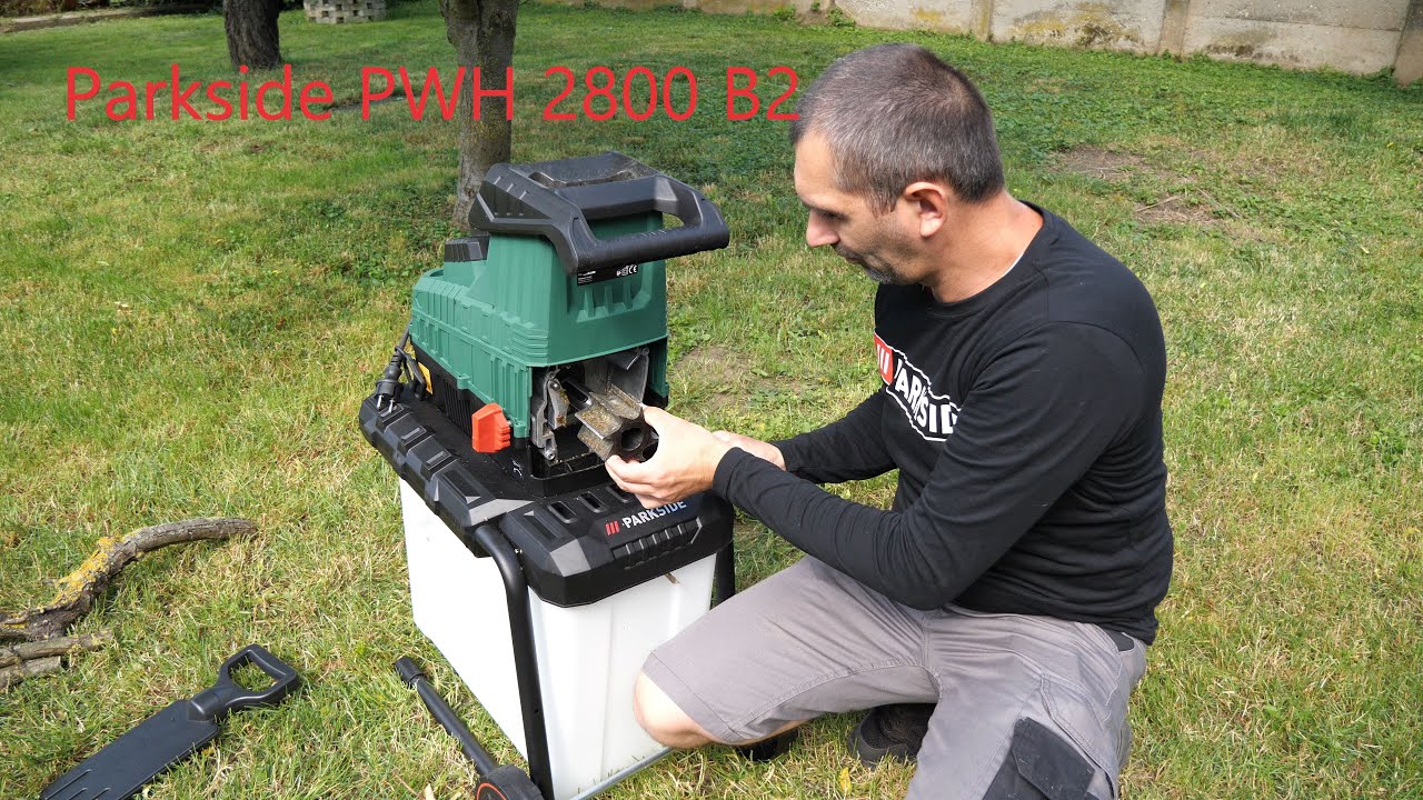 Parkside PWH 2800 B2 Ágaprító kicsomagolás , próba (Lidl, Scheppach Gmbh ) Unboxing