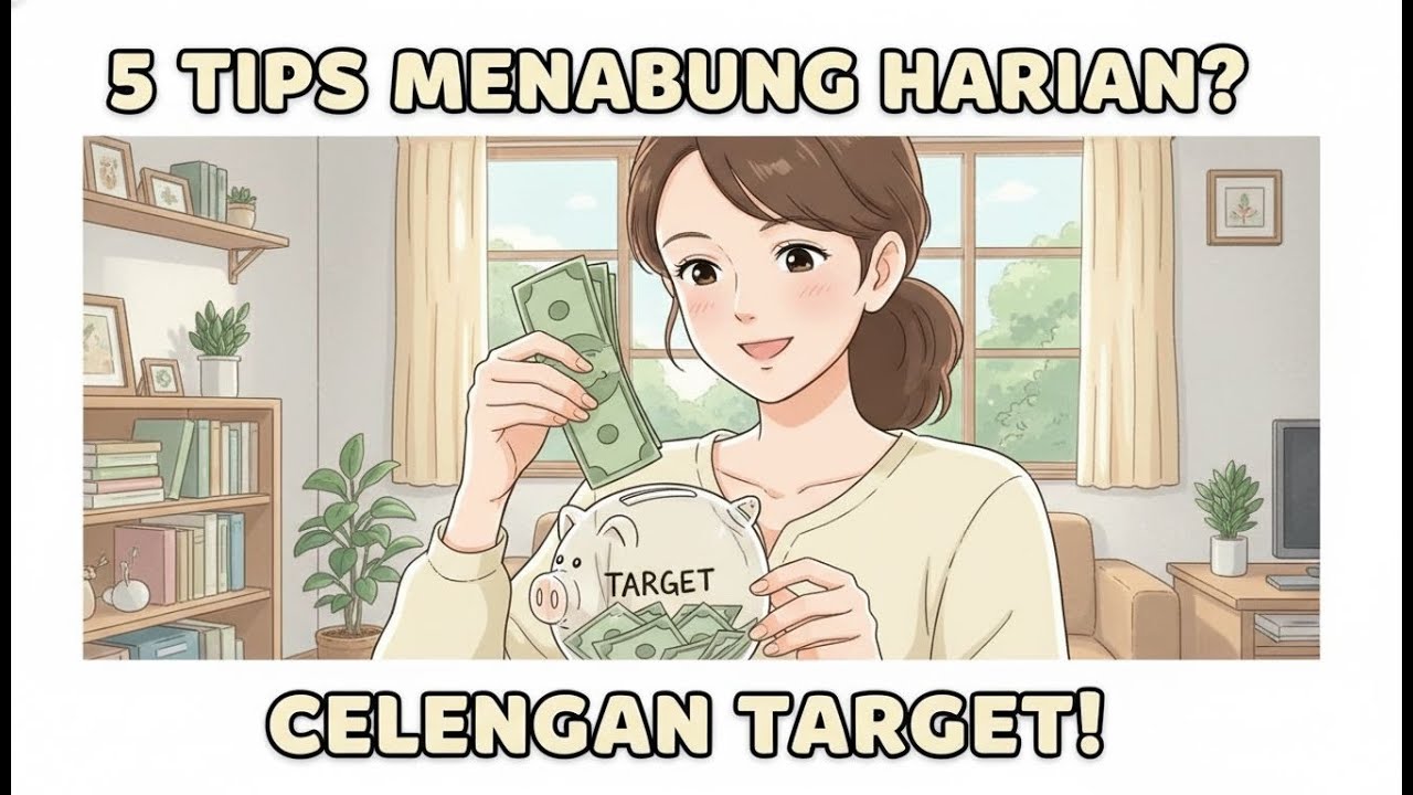5 Tips menabung harian di celengan target.