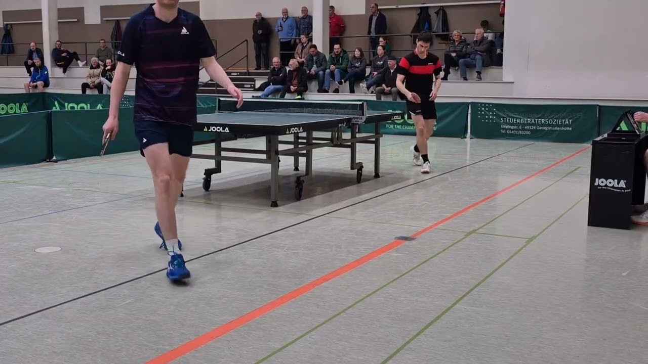 TT-Oberliga 2025: Oliver Tüpker (SF Oesede) - Martin Wille (TV Hude)