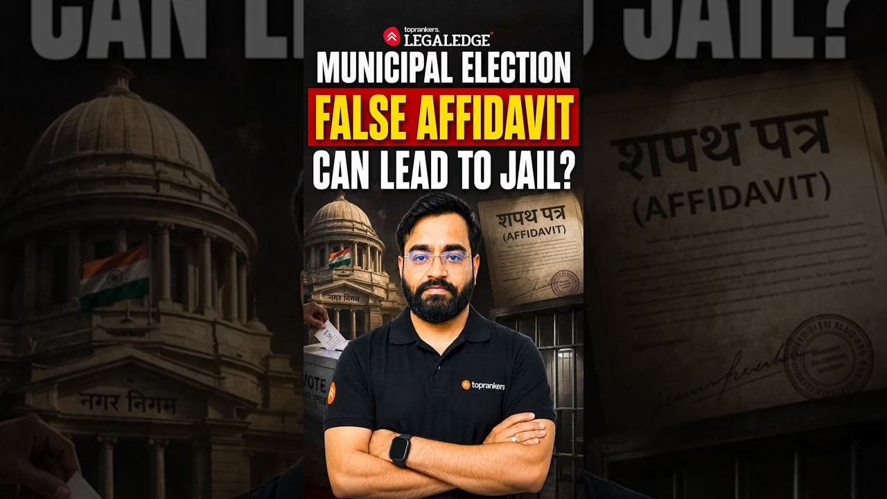 What happens if you lie on a municipal election affidavit? #law #elections #shorts