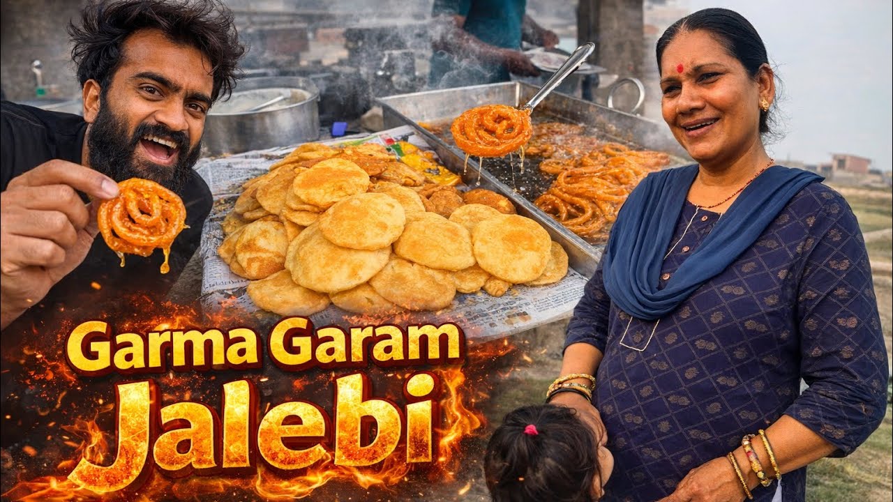 सुबह-सुबह गरमा गरम जलेबी लेने आ गया 😍 | Daily Vlog
