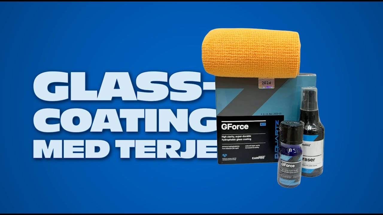 Hvordan legge Glass-Coating! -- CarPro GForce