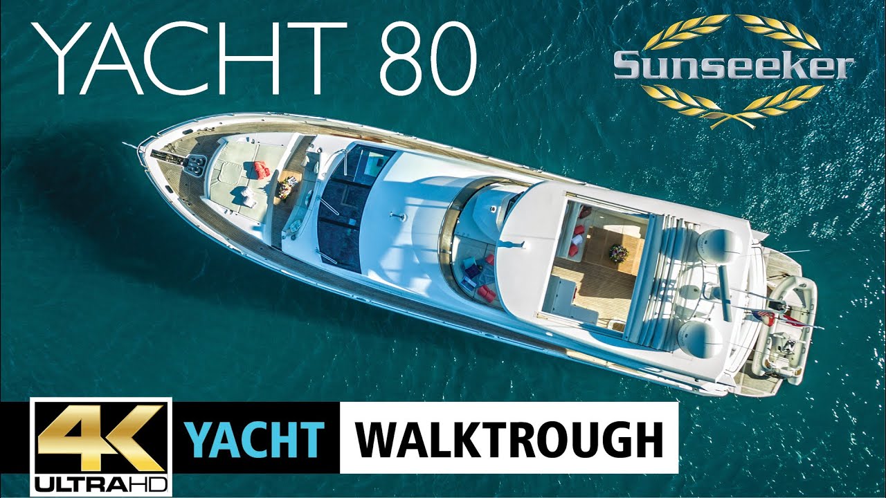 Sunseeker Yacht 80 | 4K Yacht Walkthrough | Adriatic CROATIA