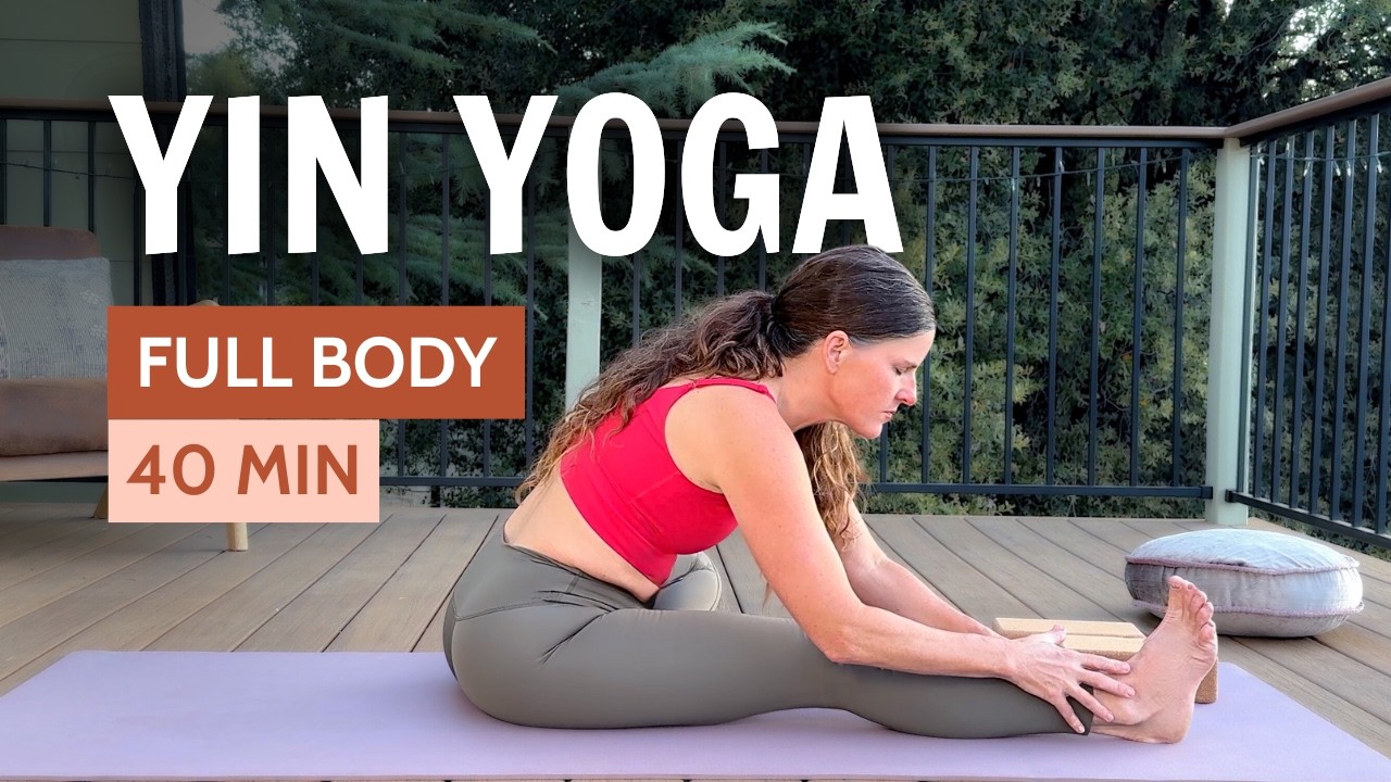40 Min Full Body Yin Yoga | Relieve Tension and Increase Flexibility
