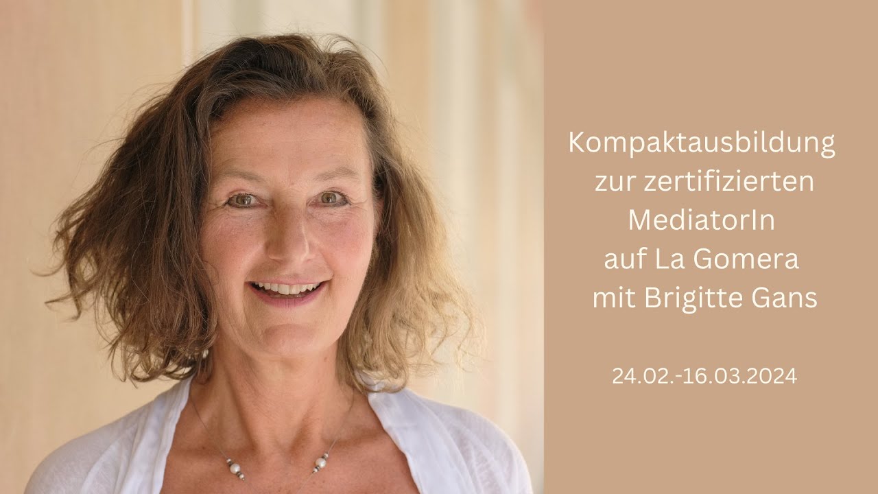 Kompakt-Ausbildung zur zertifizierten Mediator*in auf der Insel La Gomera