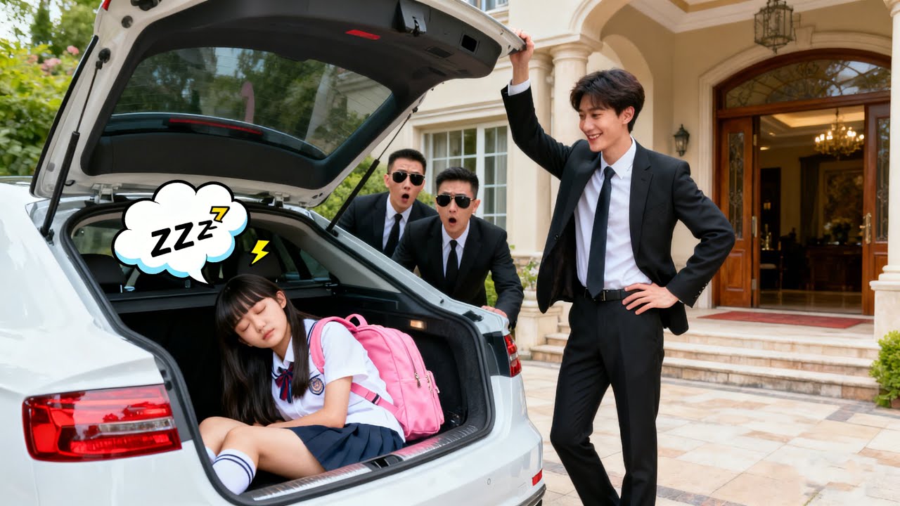 Poor girl with 10 jobs slept in car trunk—CEO found her! Heart raced!
