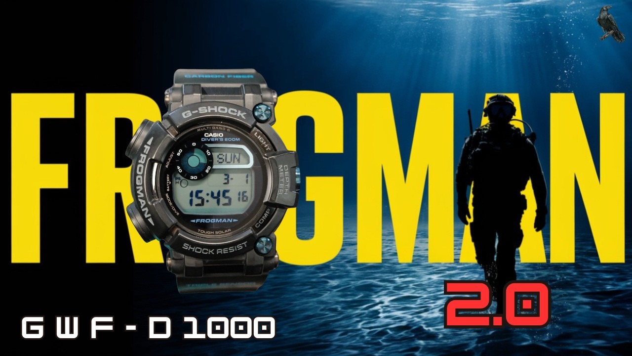 CASIO G-SHOCK FROGMAN- GWF D1000| 