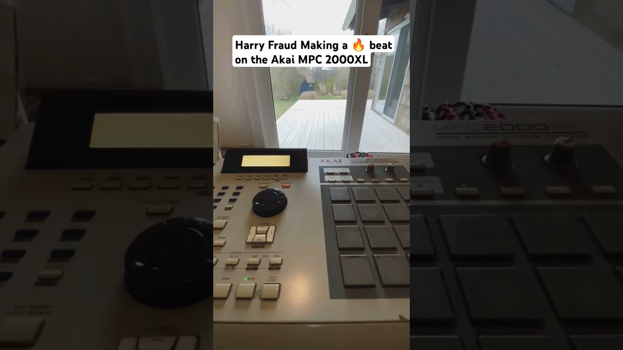 Harry Fraud Making a Fire Beat on the Akai MPC 2000XL #beatmaking #sampling #mpc