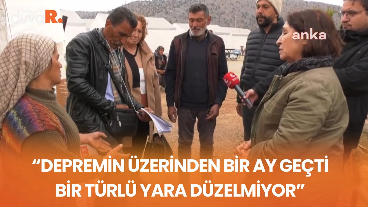 Selvi Kılıçdaroğlu, Canan Kaftancıoğlu'yla Maraş’ta depremzedeleri ziyaret etti