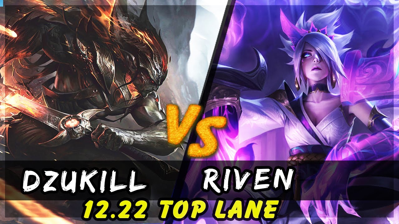 Dzukill - Yasuo vs Riven TOP Patch 12.22 - Yasuo Gameplay
