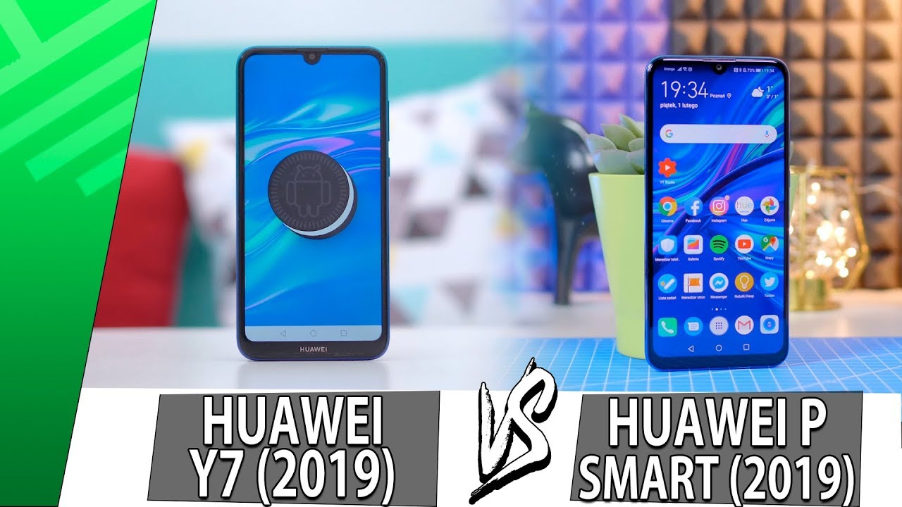 Huawei Y7 (2019) VS Huawei P Smart (2019) | Противостояние | Верхний пульс