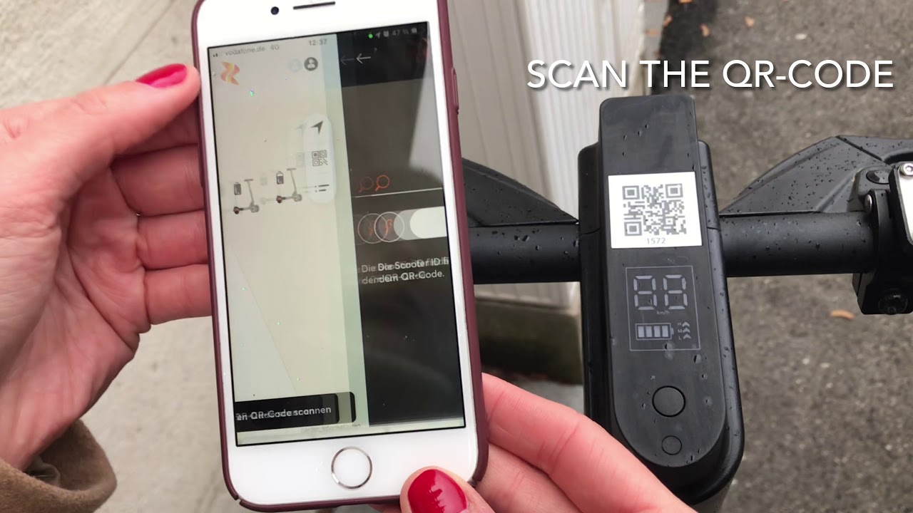 ZEUS Scooters: How to start a ride? / Wie starte ich eine Fahrt? (Deutsche Anleitung in der Infobox)