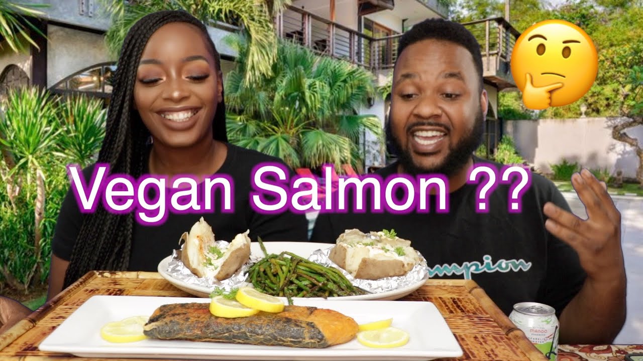 TRYING VEGAN SALMON HIT OR MISS !?!? | SOUR CREAM RECIPE | EATING SHOW