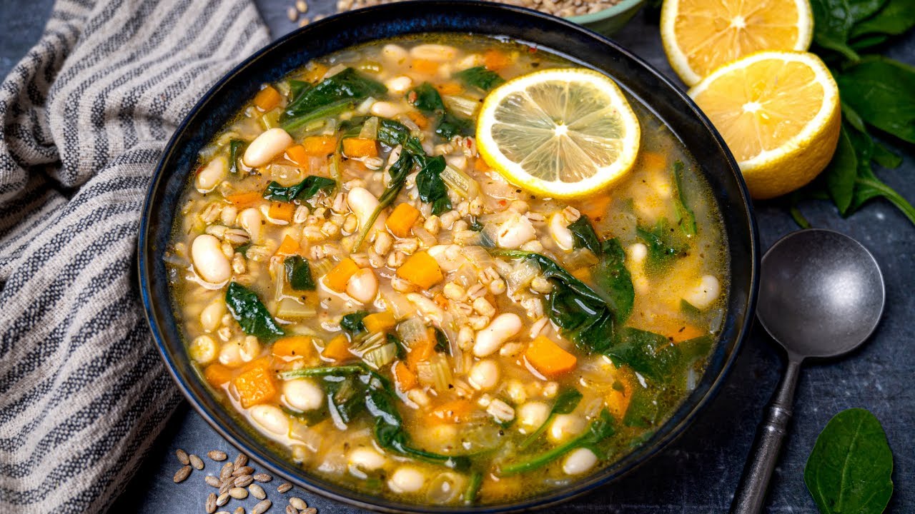Easy Barley Soup with Vegetables