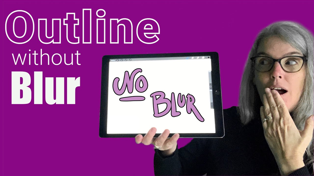 Outline Anything in Procreate #1 - Without Blurring