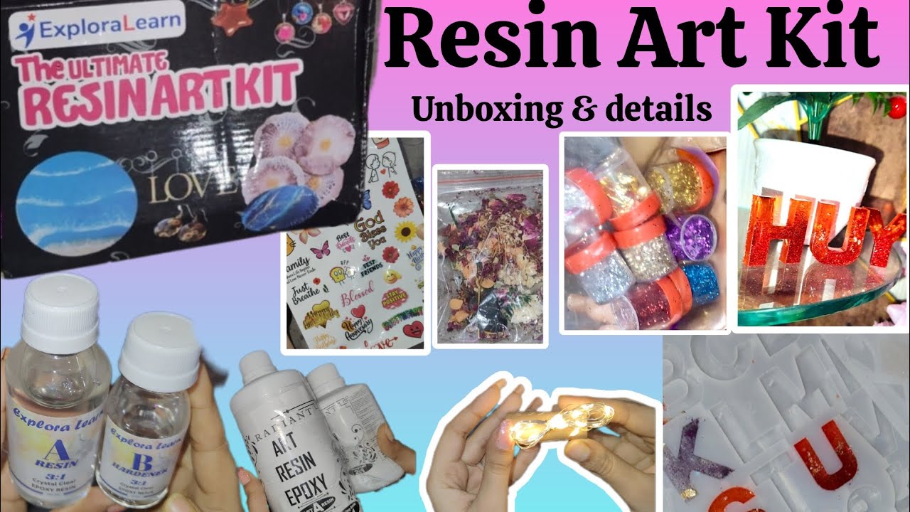 Resin kit unboxing & details | Resin art for beginners| How to use | resin | Mould 
