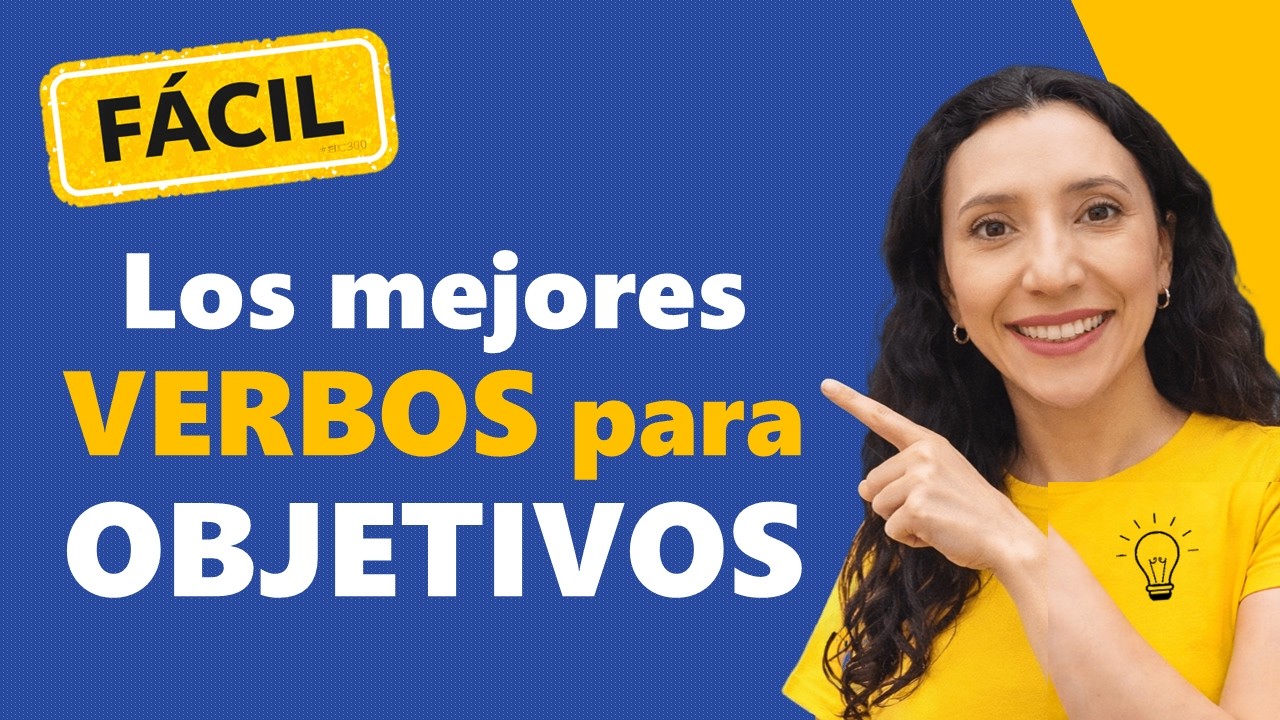 📝⛳VERBOS para OBJETIVOS generales y específicos. ¿Cómo redactar objetivos de investigación?