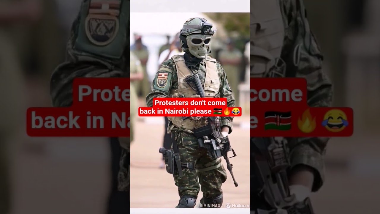 protesters run #nairobi #protests #kenyaantigovernmentprotests #protest #kenya (2)