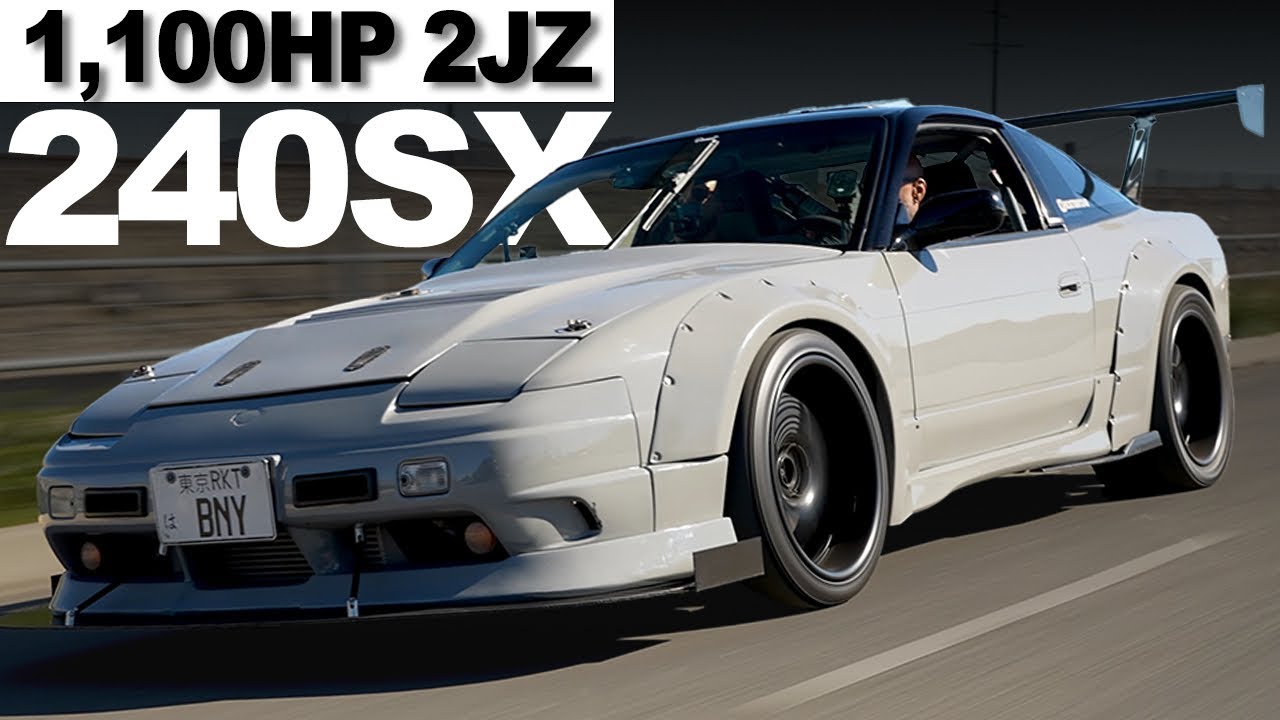 VIOLENT 1,100HP BIG TURBO 240SX with DCT Trans [4K]