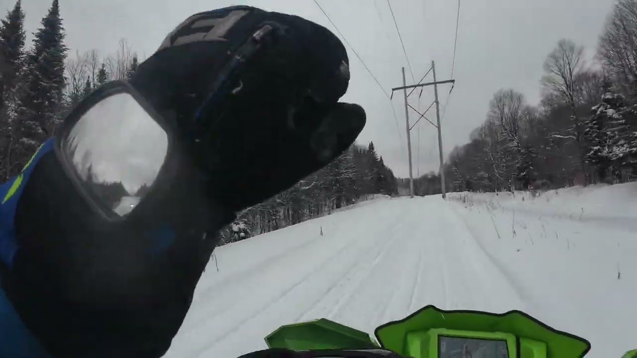 171 mile snowmobile ride