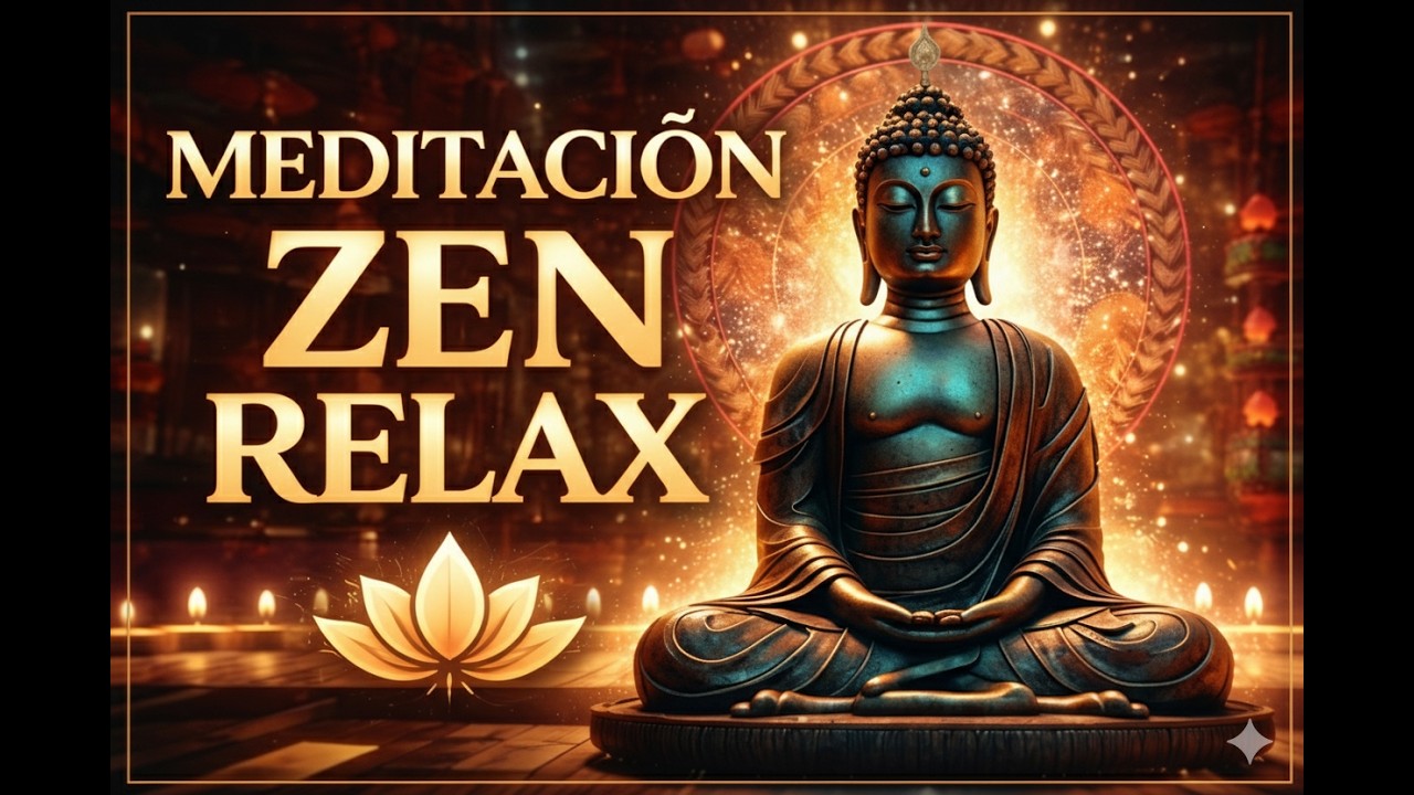 Meditación Zen Profunda 🌙 Música Relax para Dormir Sleep, Tai Chi y Calmar la Mente