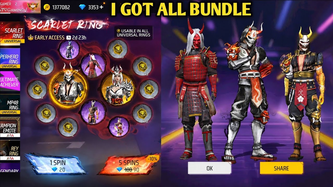 ZOMBIE SAMURAI BUNDLE RETURN| FREE FIRE NEW EVENT| FF NEW EVENT TODAY| NEW FF EVENT|GARENA FREE FIRE