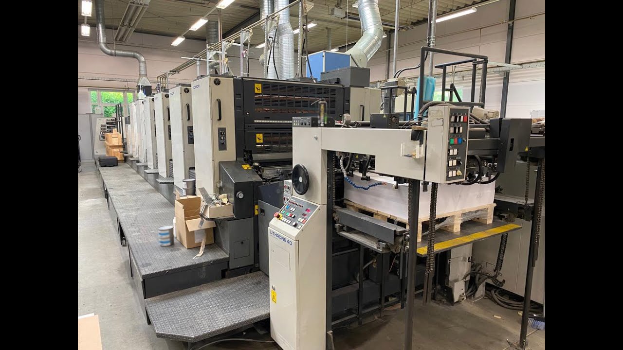 Komori automatic plate change