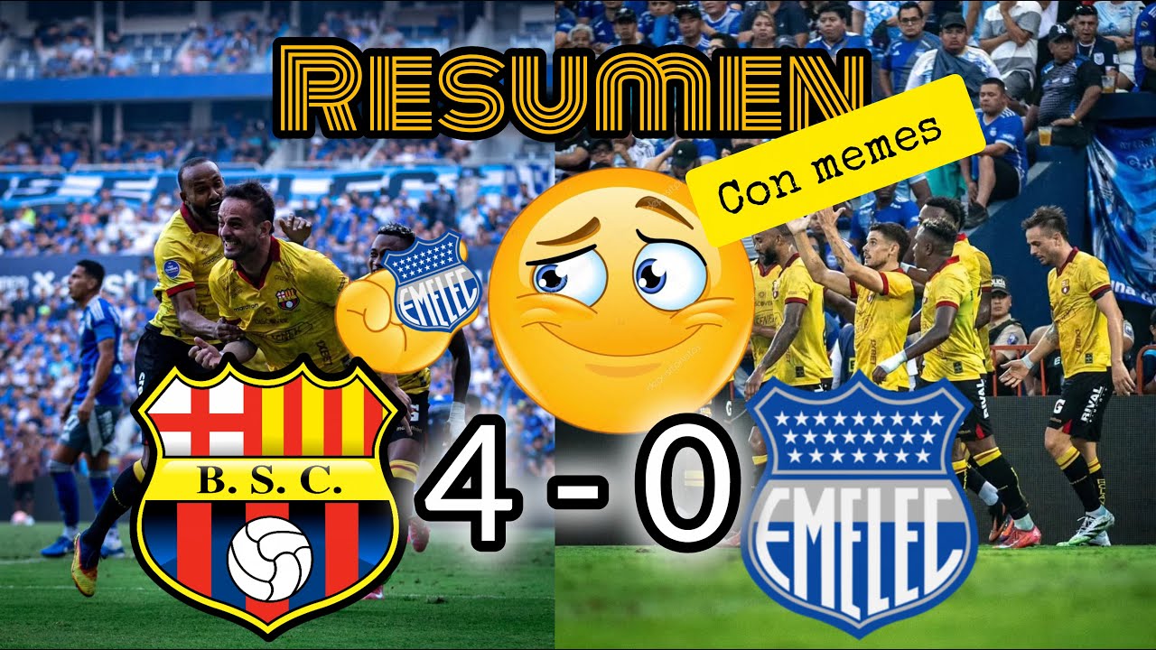 BARCELONA  4 - 0 EMELEC | CLASICO DEL ASTILLERO | PUMPKIN RESUMEN