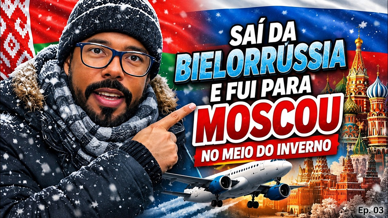 Como Foi Voar de Minsk para Moscou no Inverno? 