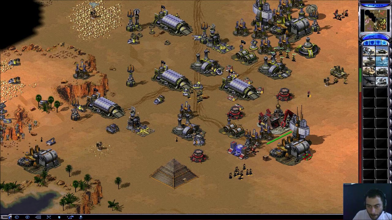 Red Alert 2 | 3 vs 3 in Tour of Egypt with Crates