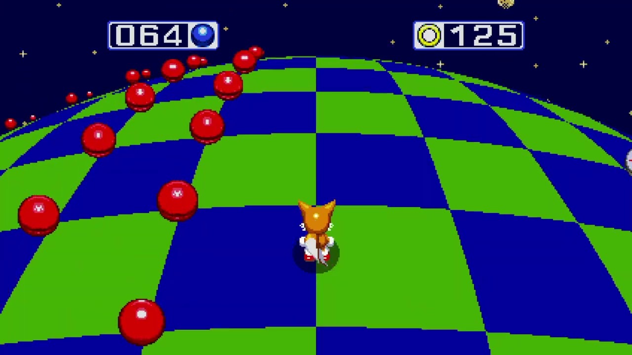 Level 292 Sonic Origins New Blue Sphere
