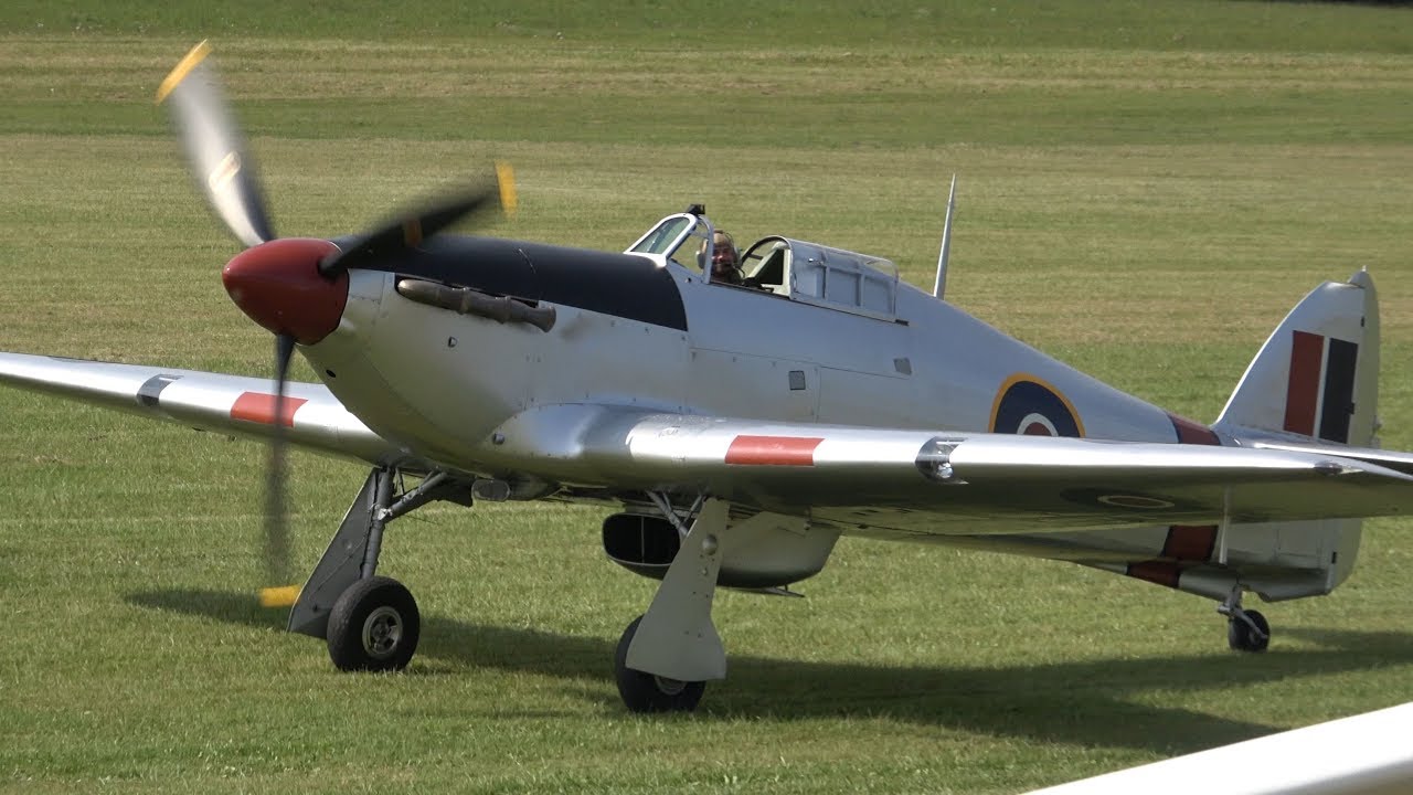 4Kᵁᴴᴰ Hawker Hurricane Mk IIB Flying Display @ Hahnweide Airshow 2019