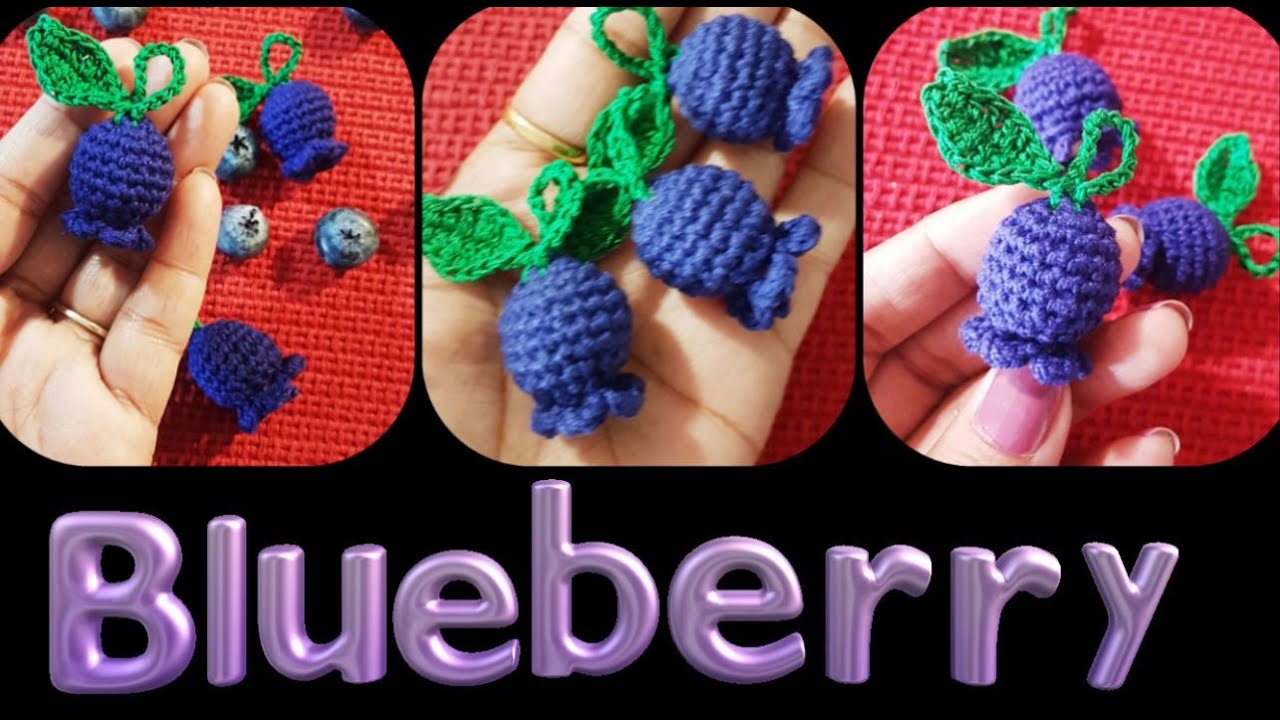 How To Make Crochet Blueberry - Crochet Fruit
