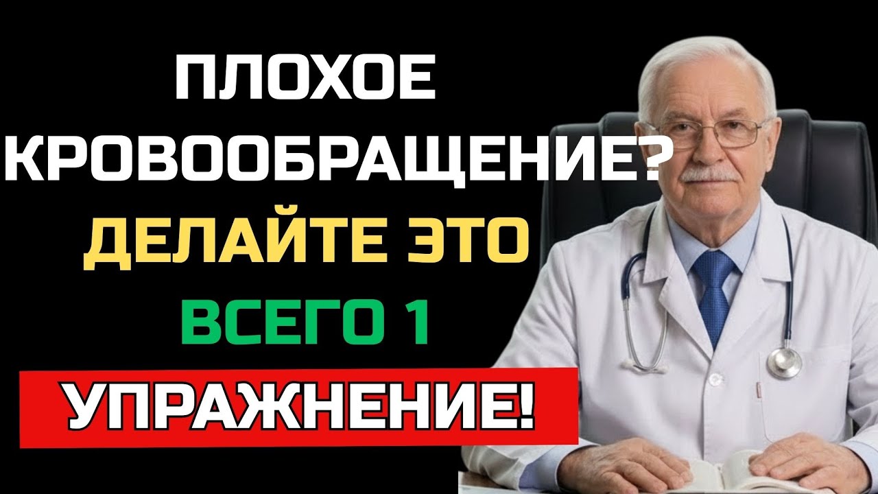 1 упражнение от хирурга для кровообращения ног после 70 | ЗДОРОВЬЕ ПОЖИЛЫХ