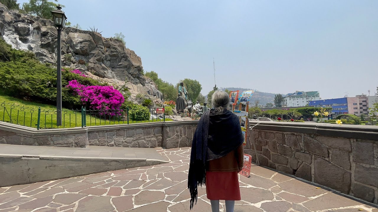 Walking the  Basilica de Guadalupe. Tepeyac Hill. Mexico City 4K 60