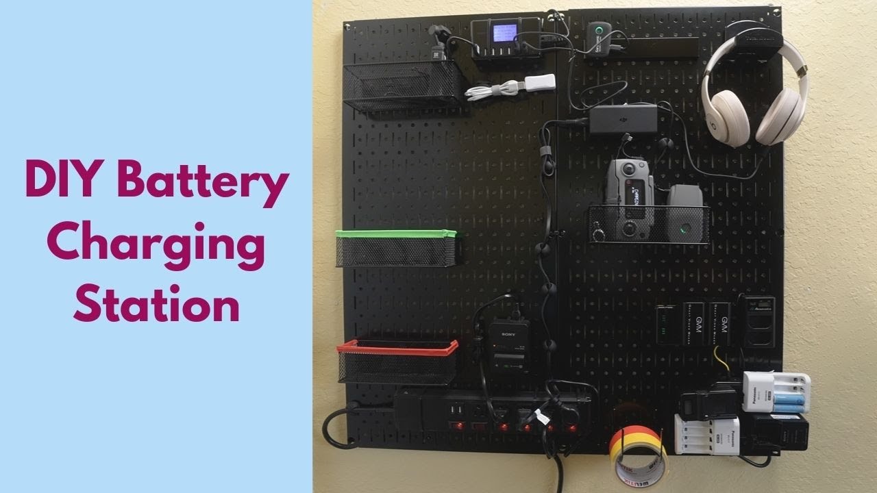 How to Build a Battery Charging Station for Your Camera Gear