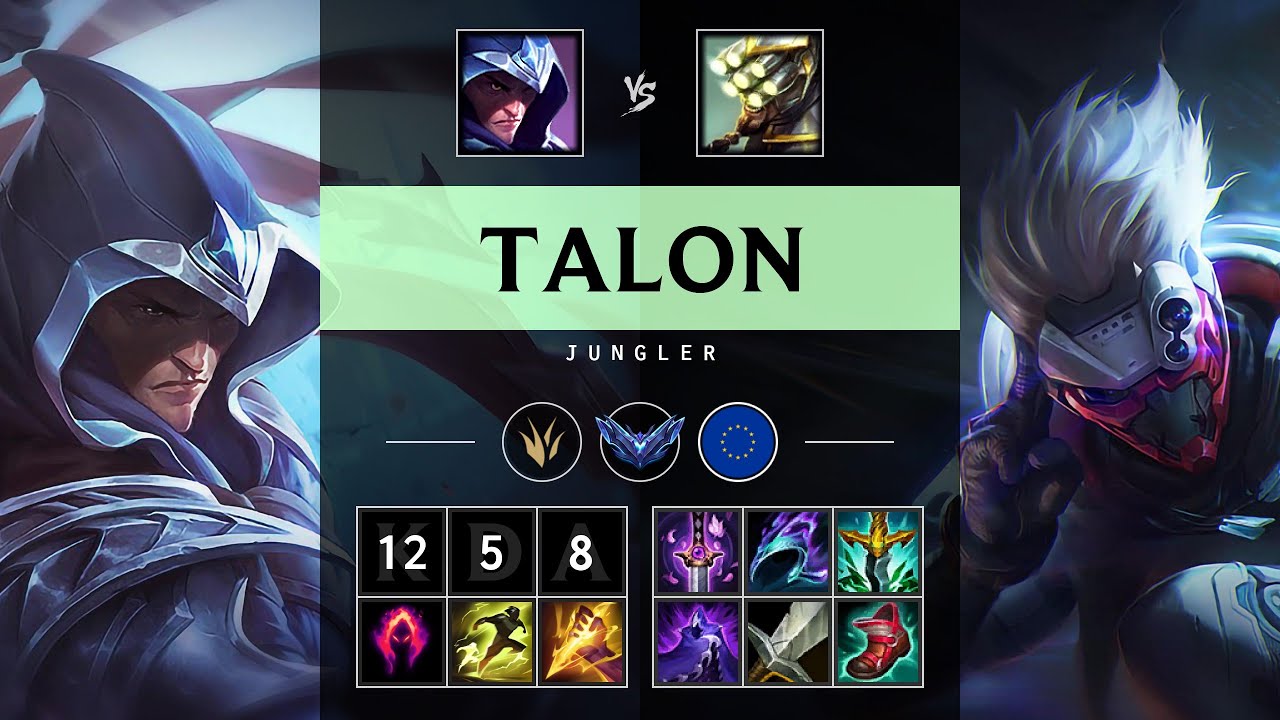 Talon Jungle vs Master Yi - EUW Diamond Patch 25.19