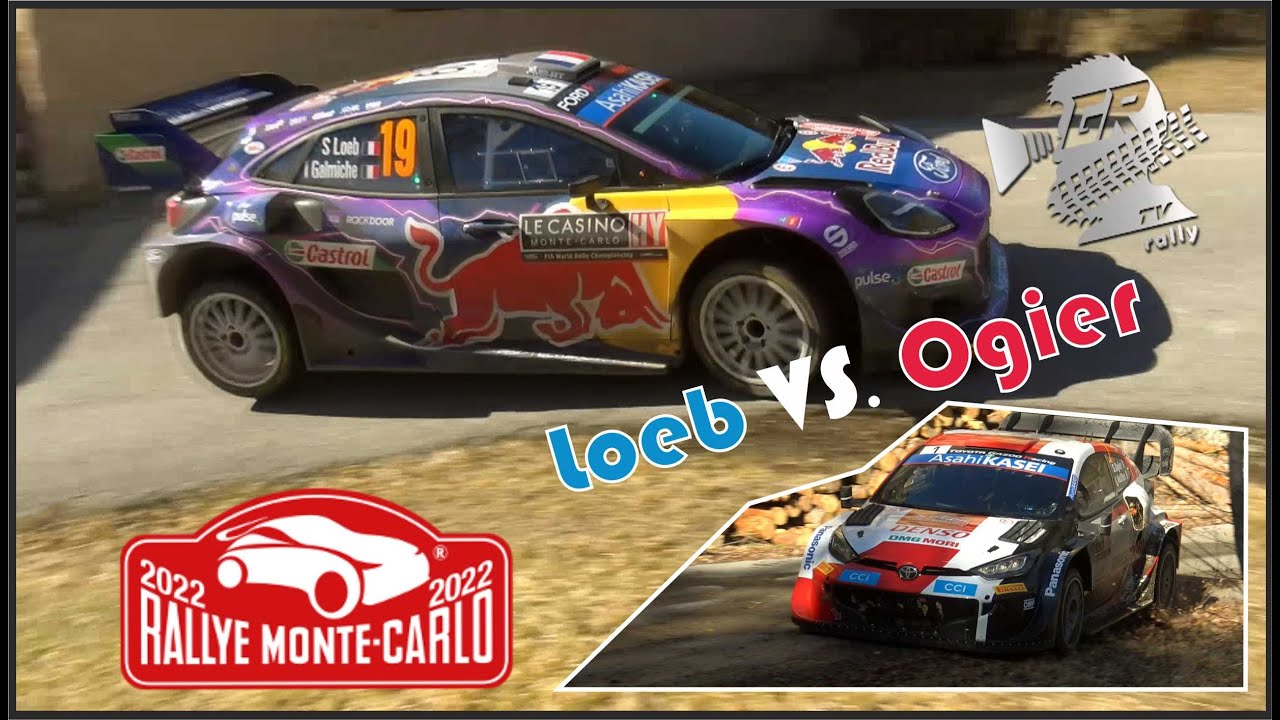 WRC 90&deg; Rallye Monte Carlo 2022 | Loeb vs. Ogier | HIGHLIGHTS by GRBrally 🎬