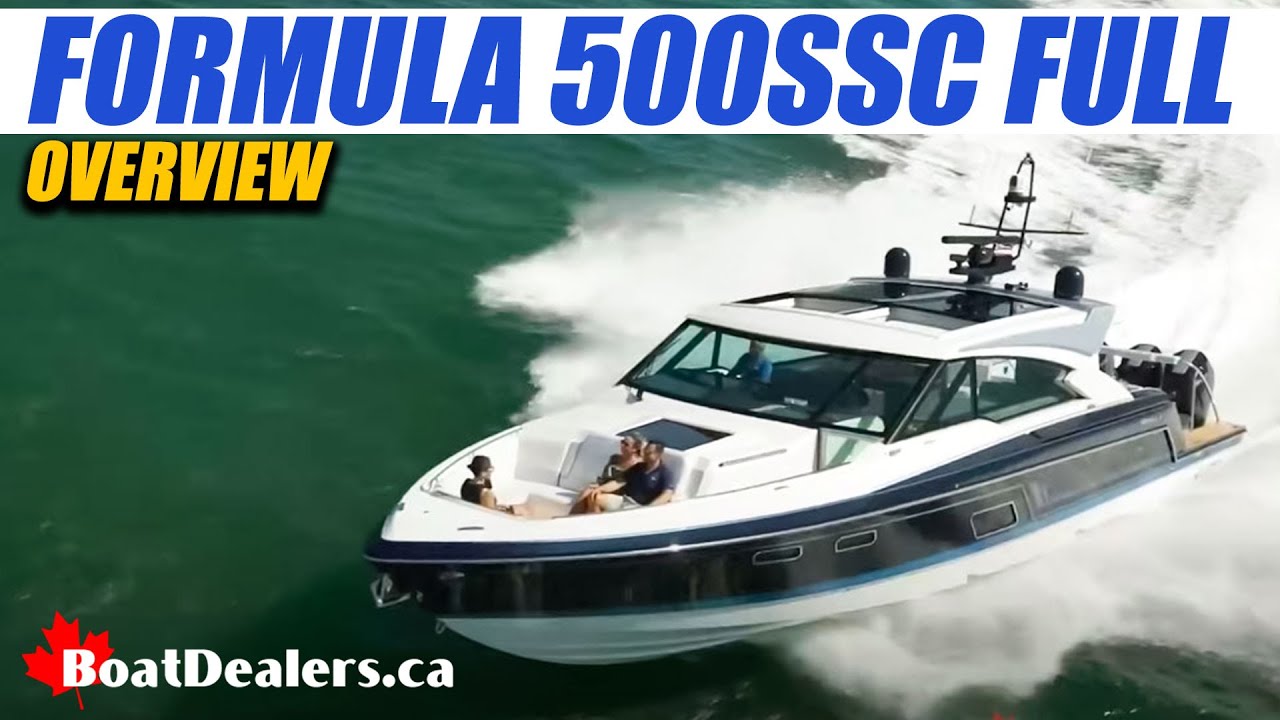 Полный обзор Formula 500SSC #boatlife #yacht