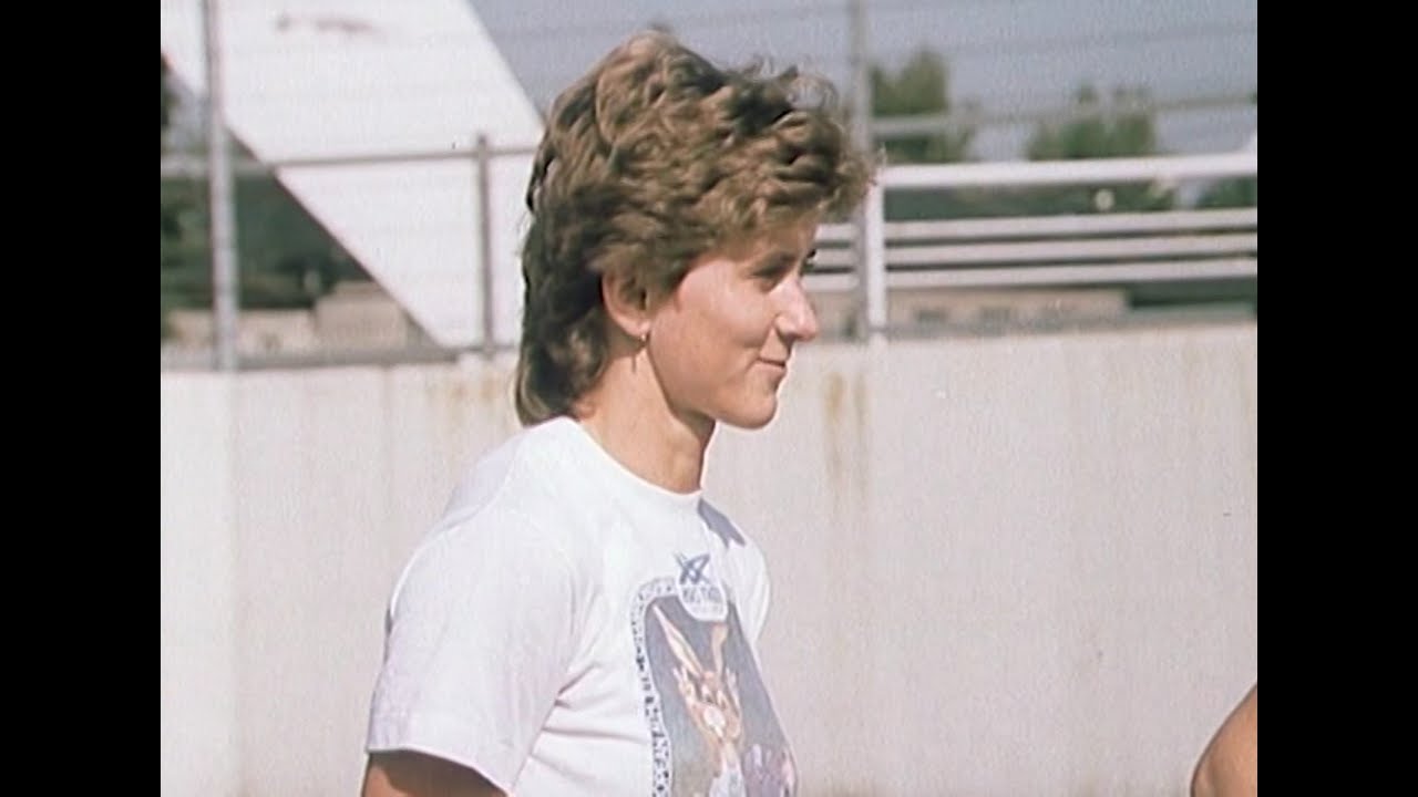 Marlies Göhr im Training 1983