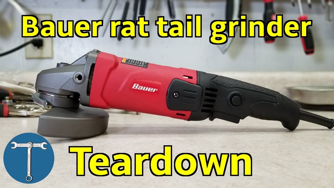 Teardown Review: Harbor Freight’s new Bauer rat tail angle grinder