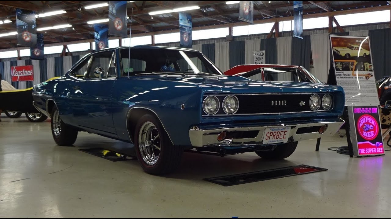 1968 Dodge Coronet Super Bee in Blue & 383 Engine Sound on My Car Story with Lou Costabile
