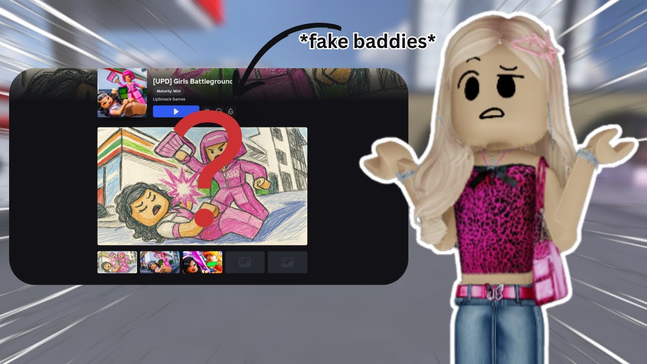 Testing FAKE BADDIES Games....(Roblox)